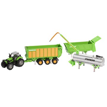 Zeige Details für Spielzeugtraktor DEUTZ-FAHR Agrotron mit Joskin-Anhänger-Set Bild von Spielzeugtraktor DEUTZ-FAHR Agrotron mit Joskin-Anhänger-Set