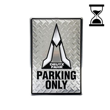 Zeige Details für Schild „Parking only“ DEUTZ-FAHR Bild von Schild „Parking only“ DEUTZ-FAHR