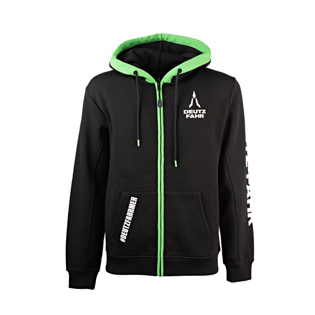 Bild von Schwarzes Damen-Sweatshirt #DEUTZFARMER